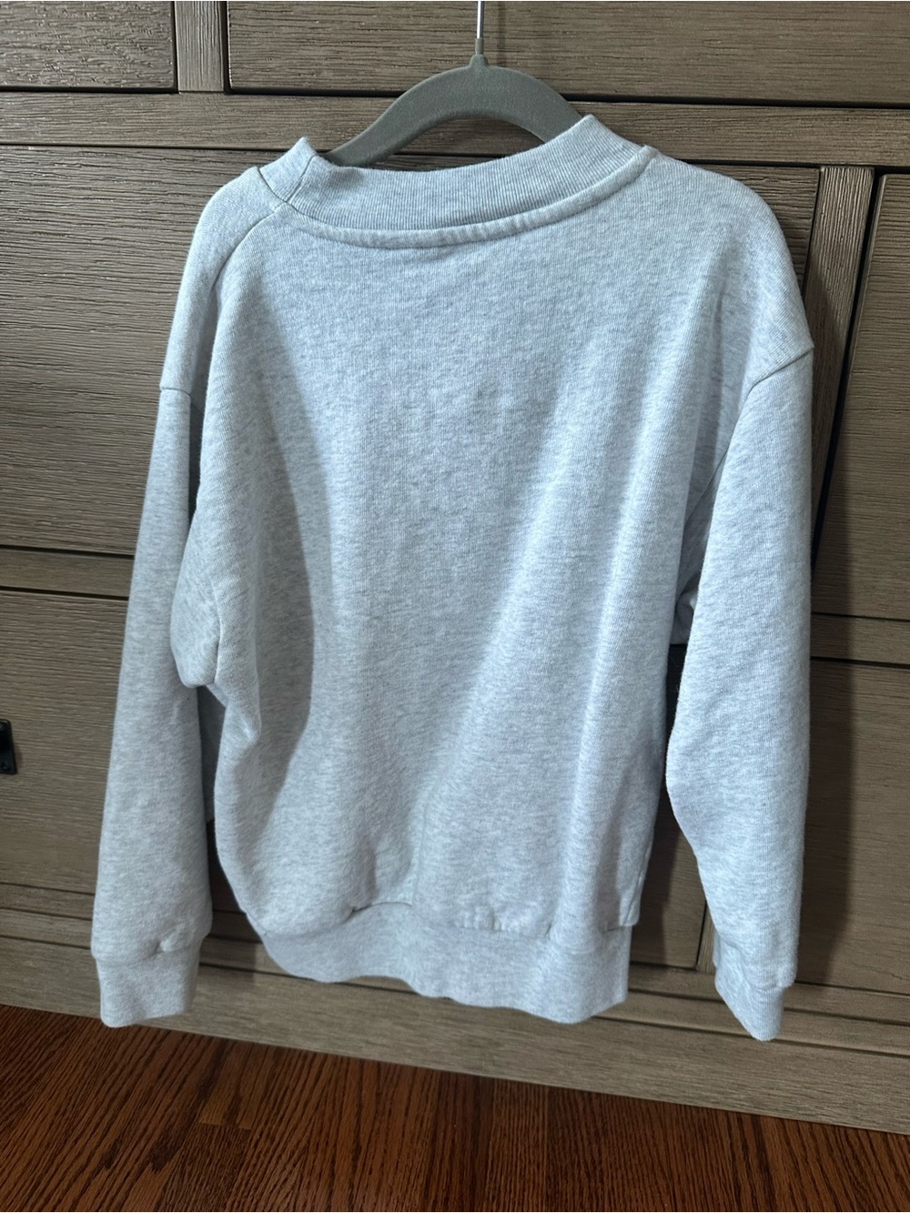 Balenciaga Kids Light Gray Crewneck Sweatshirt - Picture 4 of 5